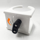 White Convenient Plastic Drink Holder Marine Boat Car