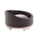 1 Pair (Left & Right) Motorcycle Turn Signal Black Visor Ring Kit Grey Lens Cover for Harley XL883 XL1200