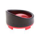 Black Visor-Style Ring Kit Red Lens Cover / Turn Signal Cover for Harley XL883 XL1200