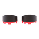 Black Visor-Style Ring Kit Red Lens Cover / Turn Signal Cover for Harley XL883 XL1200