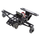 Motorcycle Adjustable License Number Plate Frame Holder Bracket with LED Light for Yamaha Honda Suzuki Kawasaki KTM