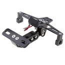 Motorcycle Adjustable License Number Plate Frame Holder Bracket with LED Light for Yamaha Honda Suzuki Kawasaki KTM