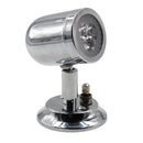 LED Interior Reading Swivel Bunk Light 12V Caravan Boat Polished Stainless