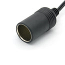 12-24V Power Motorcycle Boat Car Cigarette Lighter Socket Plug Clip 25cm