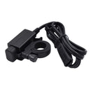 Waterproof Motorcycle USB Charger with SAE Quick Connector USB Charger & Power Switch