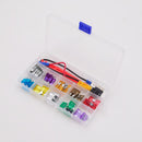 Motorcycle Car Boat Fuse Replacement Kit 2A/3A/5A/7.5A/10A/15A/20A/25A/30A/35A - Fuse Puller Included
