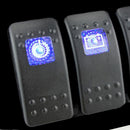 6-Gang Rocker Switch Panel Circuit Breaker + USB 4.2A for RV Car Marine Boats