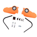 7/8'' Motorcycle Protector LED DRL Light Handguard Hand Guard Brush Bar