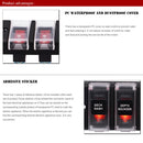 Boat Marine Car DC12V 16A 4 Gang Circuit Breaker Button Toggle Switch Panel