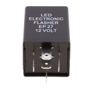 Black 5-Pin EP27 FL27 LED Electronic Flasher Relay Fix for LED Turn Signal Light Bulbs New