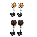 New Motorcycle Two Sides Yellow Turn Signal Indicators Blinkers LED Lights