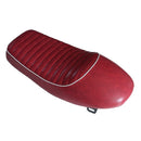 Motorcycle Vintage Cafe Racer Hump Saddle Seat for Honda Suzuki Yamaha Kawasaki - Red