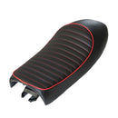 Motorcycle Vintage Cafe Racer Hump Saddle Seat for Honda Suzuki Yamaha Kawasaki - Black