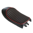 Motorcycle Vintage Cafe Racer Hump Saddle Seat for Honda Suzuki Yamaha Kawasaki - Black