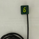 Green LED Digital Gear Indicator Motorcycle Display Shift Lever Sensor NEW