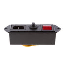 15A 250V Switch Module Protector Socket With Thermal Circuit Breaker Button