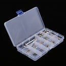 240Pcs Head Socket Hex Set Grub Screw Cup Point Stainless Steel Case