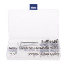 240Pcs Head Socket Hex Set Grub Screw Cup Point Stainless Steel Case