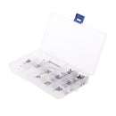 240Pcs Head Socket Hex Set Grub Screw Cup Point Stainless Steel Case