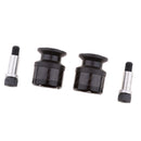 Motorcycle CNC Swingarm Swing Arm Spools Sliders Stand Bobbins 10M Black