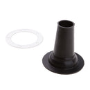 Black Marine Crimping Line Boot 90*100mm With Metal Gasket For Boat Yacht