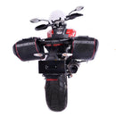 Pair Side Saddle Bags Package Motorcycle Bag Helmet With Waterproof Cover