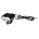 30W T6 3 LED Motorcycle Boat Remote Spotlight Fog Light Driving Headlight