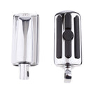 2 Pieces Adjustable Highway Pegs Short Angled Mount Foot Rest for Harley