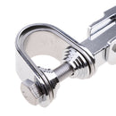 Universal Chrome Motorcycle Anti-Vibrate Engine Guard Foot Pegs w/ Clamp Footpegs Footrest