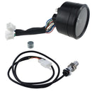 Motorcycle Blue LCD Digital 0-12000 RPM Speedometer Odometer Tachometers Gauges