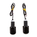 1 Pair Universal Rear Motorcycle LED Turn Signal Light Amber