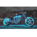 18 Color RGB Motorcycle ATV Flexible 12 Strip LED Lights Neo Remote Kit