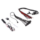 18 Color RGB Motorcycle ATV Flexible 12 Strip LED Lights Neo Remote Kit