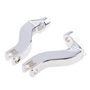 Chrome Passenger Foot Peg Mounts Brackets For Harley Touring 1993-2015