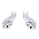 Chrome Passenger Foot Peg Mounts Brackets For Harley Touring 1993-2015