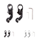 1 1/4" Adjustable Highway Short Angled Foot Peg Mount Kit For Harley Touring