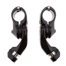 1 1/4" Adjustable Highway Short Angled Foot Peg Mount Kit For Harley Touring