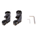 1 1/4" Adjustable Highway Short Angled Foot Peg Mount Kit For Harley Touring