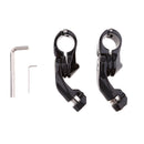 1 1/4" Adjustable Highway Short Angled Foot Peg Mount Kit For Harley Touring