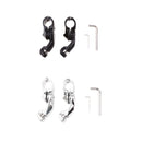 1 1/4" Adjustable Highway Short Angled Foot Peg Mount Kit For Harley Touring