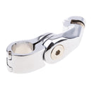 1" 32mm Chrome Highway Short Angled Foot Peg Mount Kit For Harley Touring