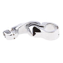 1" 32mm Chrome Highway Short Angled Foot Peg Mount Kit For Harley Touring