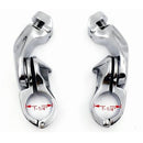 1 1/4" Long Angled Highway Engine Guard Bar Foot Peg Mount Kit For Harley