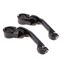 1 1/4" Long Angled Highway Engine Guard Bar Foot Peg Mount Kit For Harley