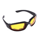 Motorcycle Riding Glasses Comfortable Vented Foam Padding on the Entire Inside of the Glasses Plus Anti Fog Lenses