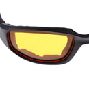 Motorcycle Riding Glasses Comfortable Vented Foam Padding on the Entire Inside of the Glasses Plus Anti Fog Lenses