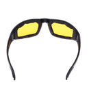 Motorcycle Riding Glasses Comfortable Vented Foam Padding on the Entire Inside of the Glasses Plus Anti Fog Lenses