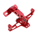 Motorcycle Adjustable Red CNC License Number Plate Bracket with LED Light