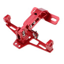 Motorcycle Adjustable Red CNC License Number Plate Bracket with LED Light