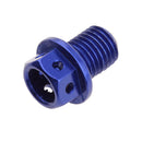 Magnetic Engine Oil Drain Plug Nut Repair Bolt with Washer Kit for Dirt Bike - Blue